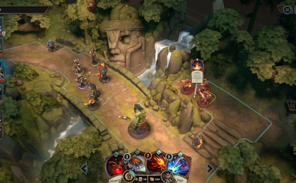 Dungeons & Dragons: Battlemarked top down view of orcs and a players party