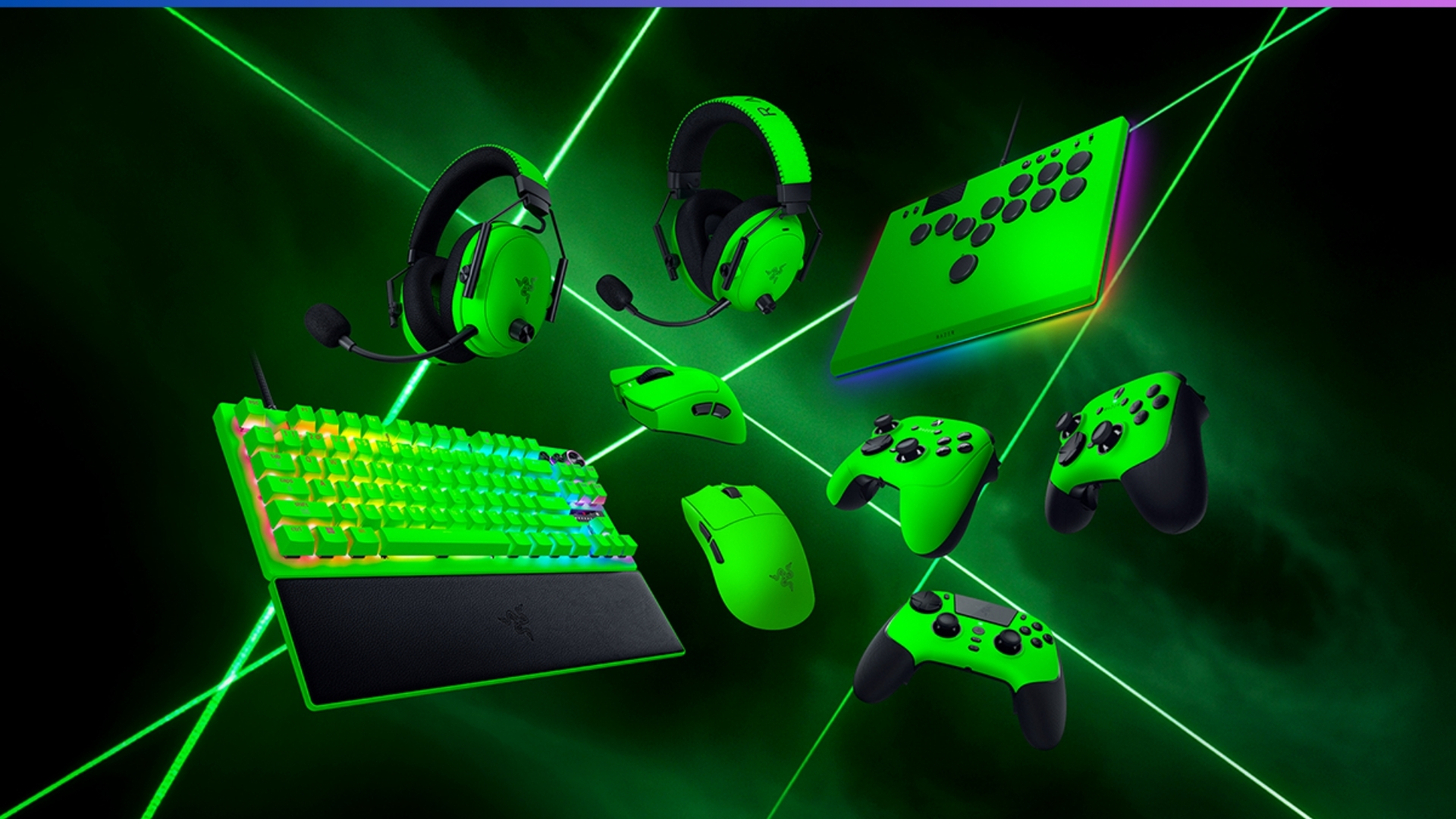 Razer Goes Full Green with New Esports Green Collection